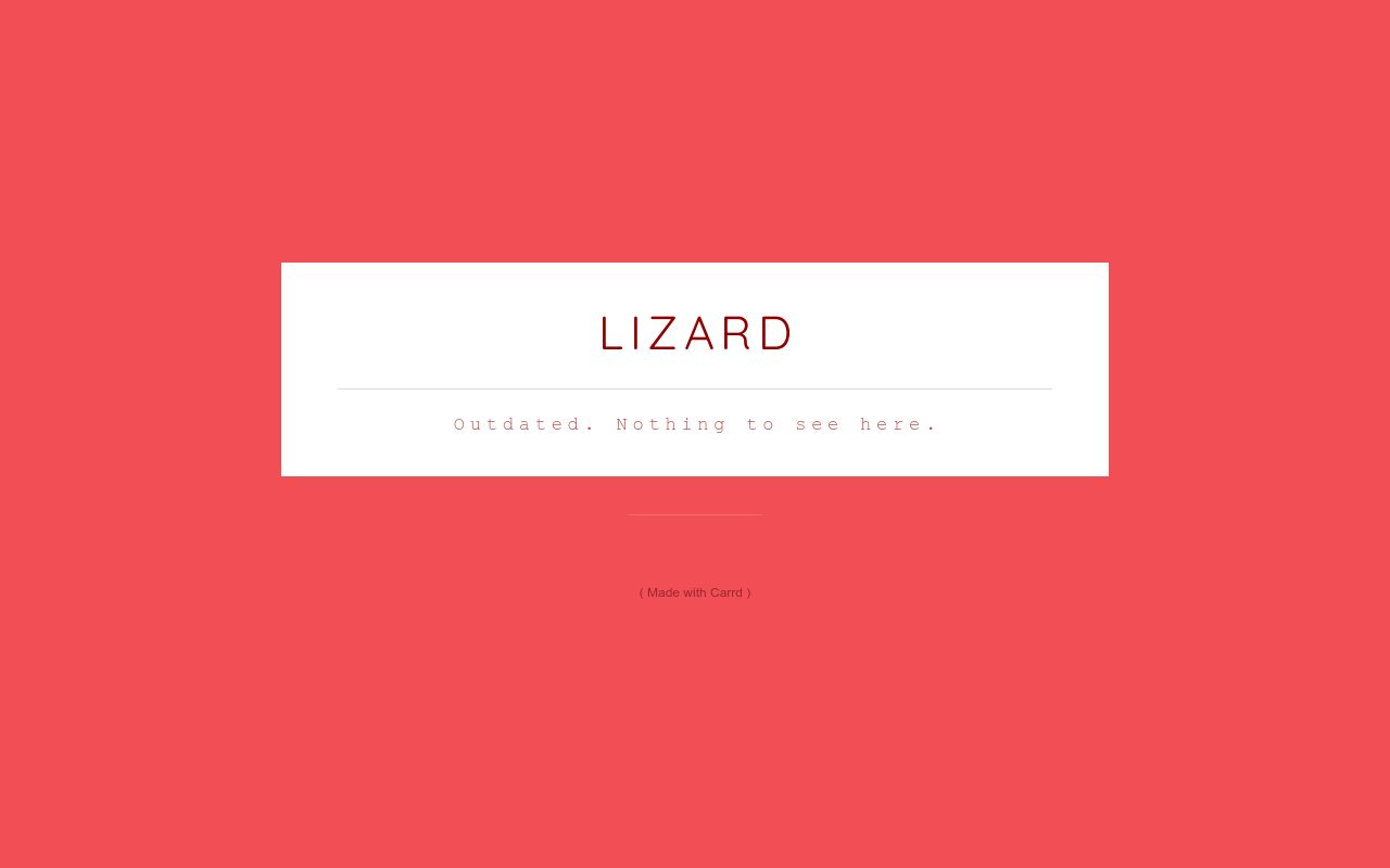 Carrd profile picture for @lizard